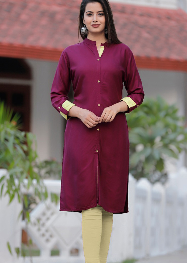 Buy online Best Quality Rayon Fabric Kurti With from Kurta Kurtis for Women  by Liyo Fashion for ₹899 at 10% off | 2024 Limeroad.com